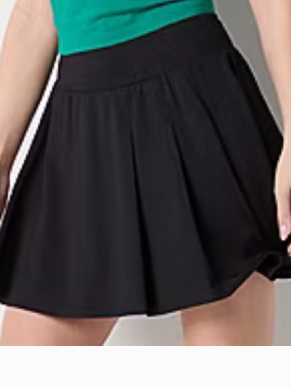 Xersion Black Circle Skater Skirt